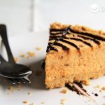 Cheesecake de boniato para Halloween