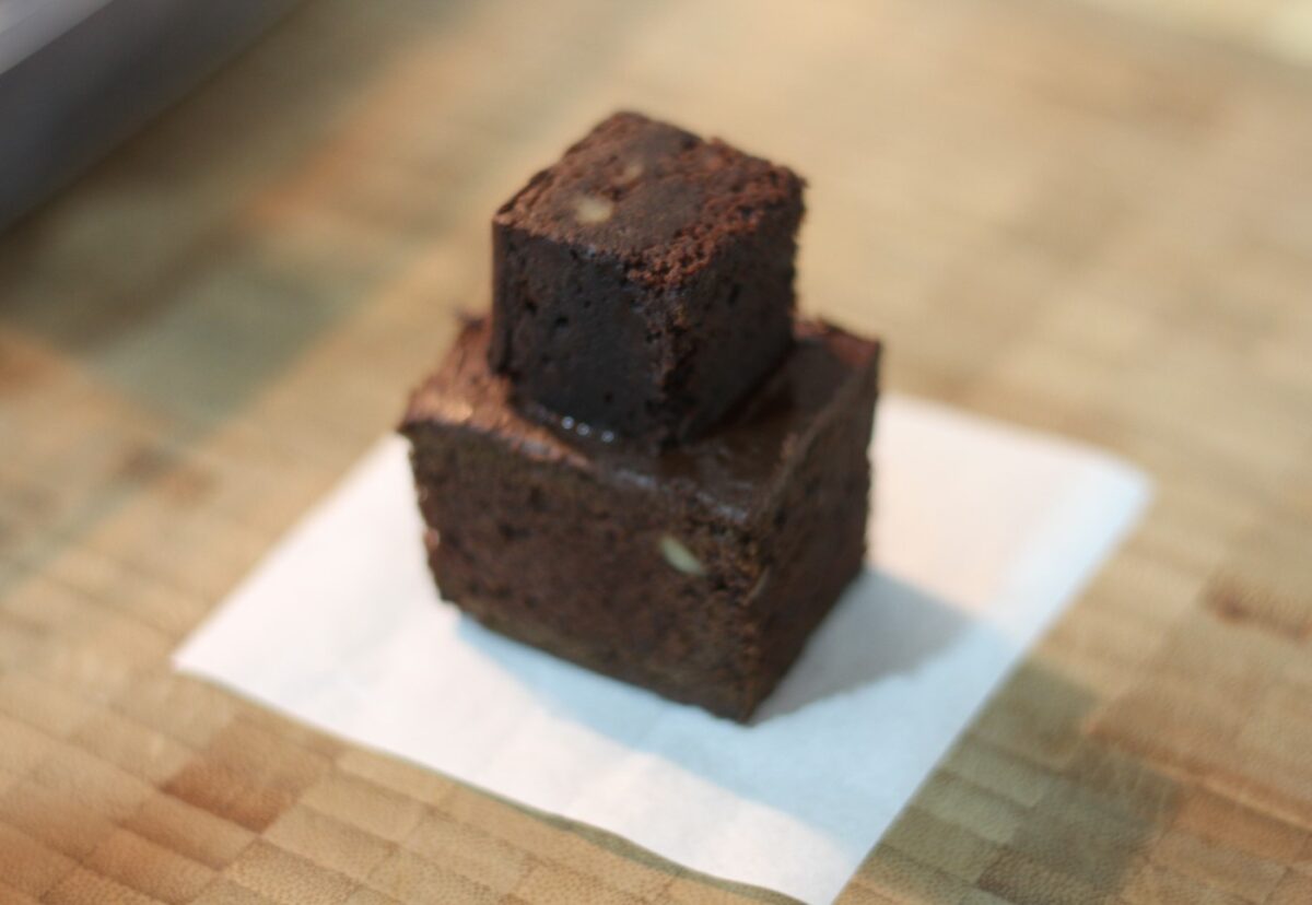 Brownies fantasma. Receta de Halloween
