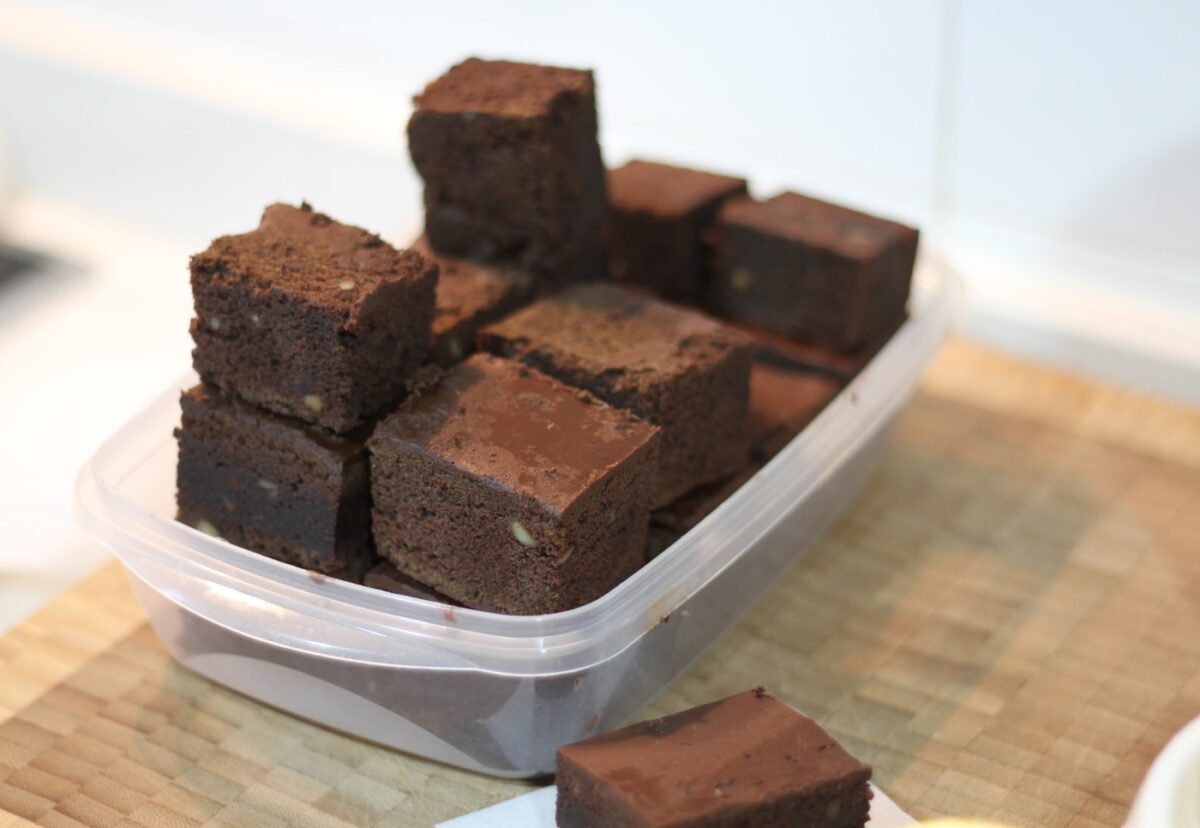 Brownies fantasma. Receta de Halloween