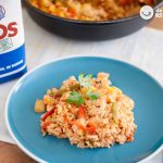 Arroz con bacalao, sencillo y muy sabroso