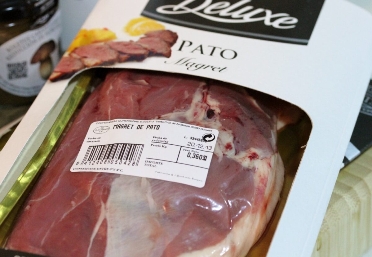 Magret de pato a la plancha acompañado de arroz