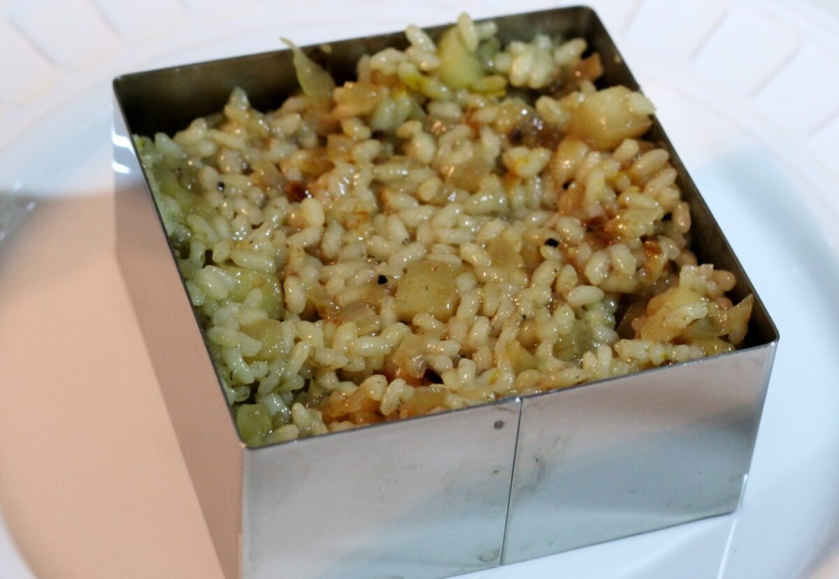 Magret de pato a la plancha acompañado de arroz
