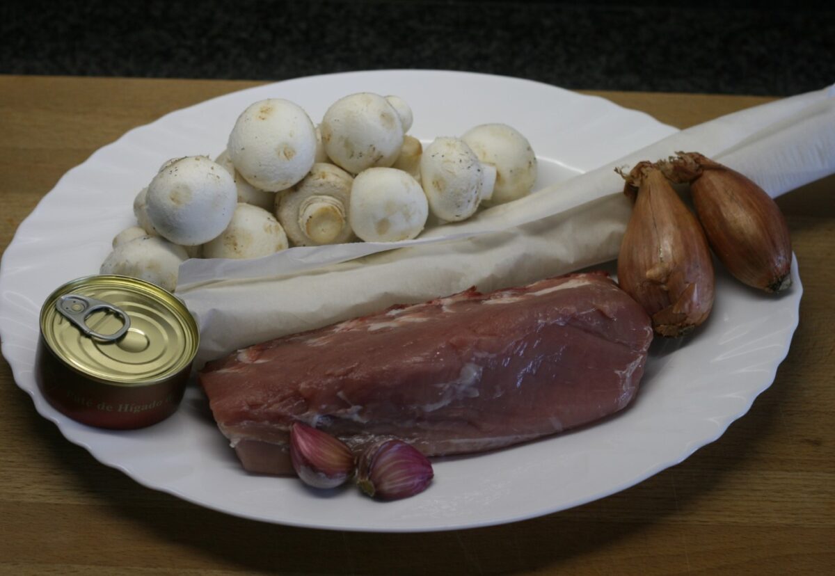 Solomillo de cerdo Wellington