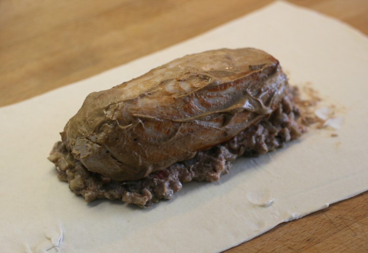 Solomillo de cerdo Wellington