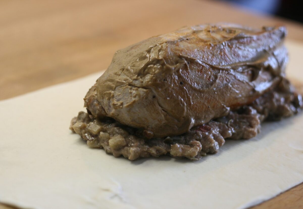 Solomillo de cerdo Wellington