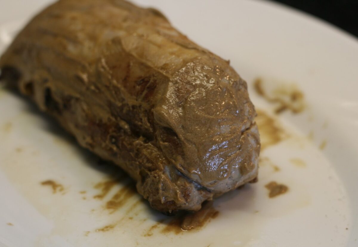 Solomillo de cerdo Wellington