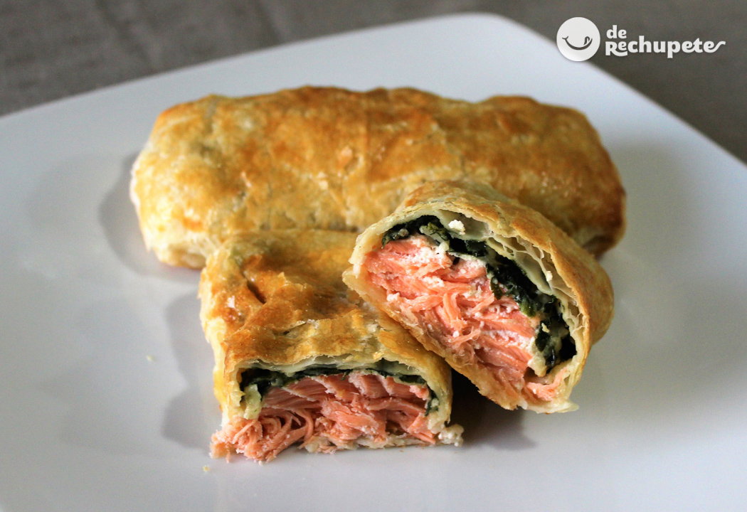 Salmon en hojaldre