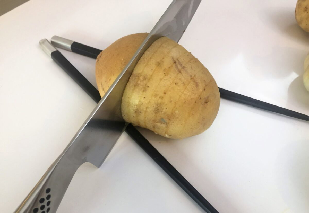 Patatas al horno al estilo Hasselback