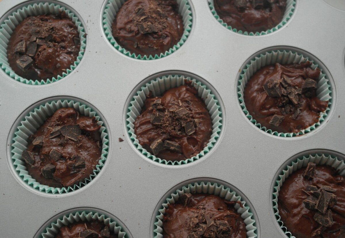 Muffins de chocolate