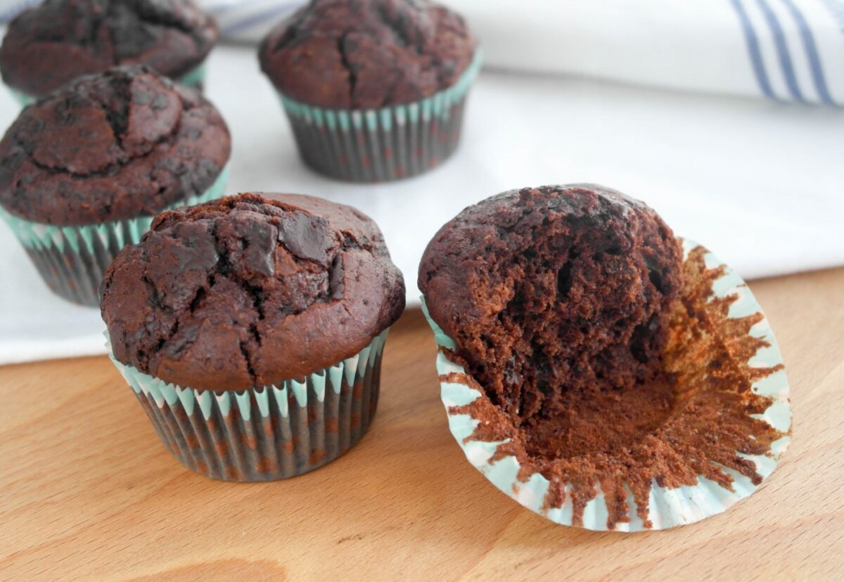Muffins de chocolate