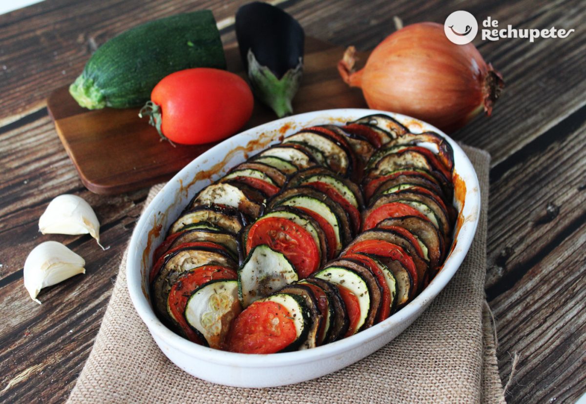 Tian de verduras al estilo francés