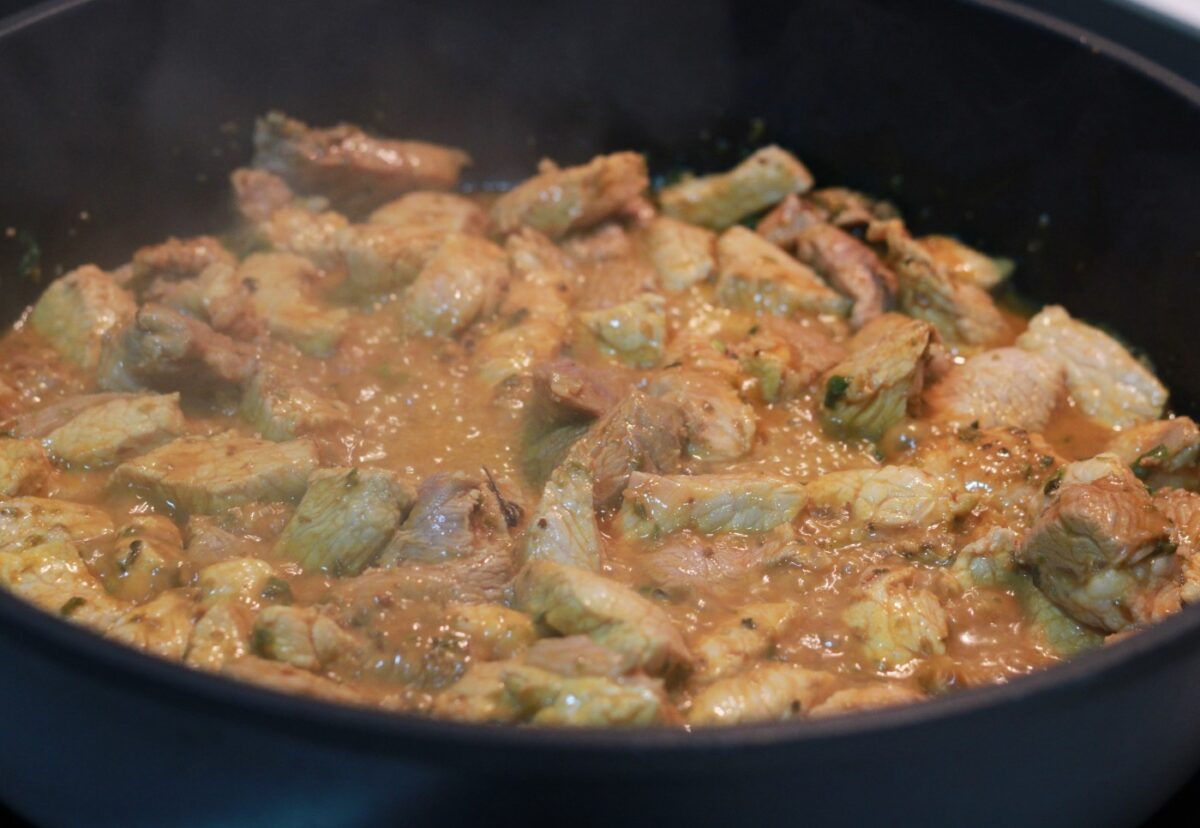 Lomo de cerdo a la gallega