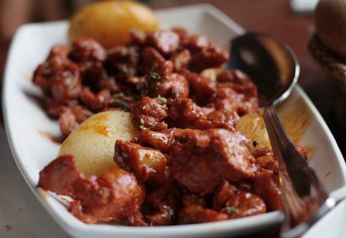 Lomo de cerdo a la gallega
