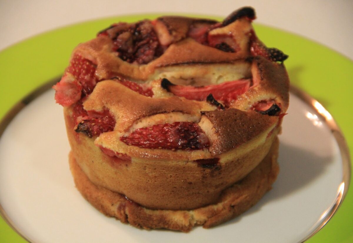 Clafoutis de fresas
