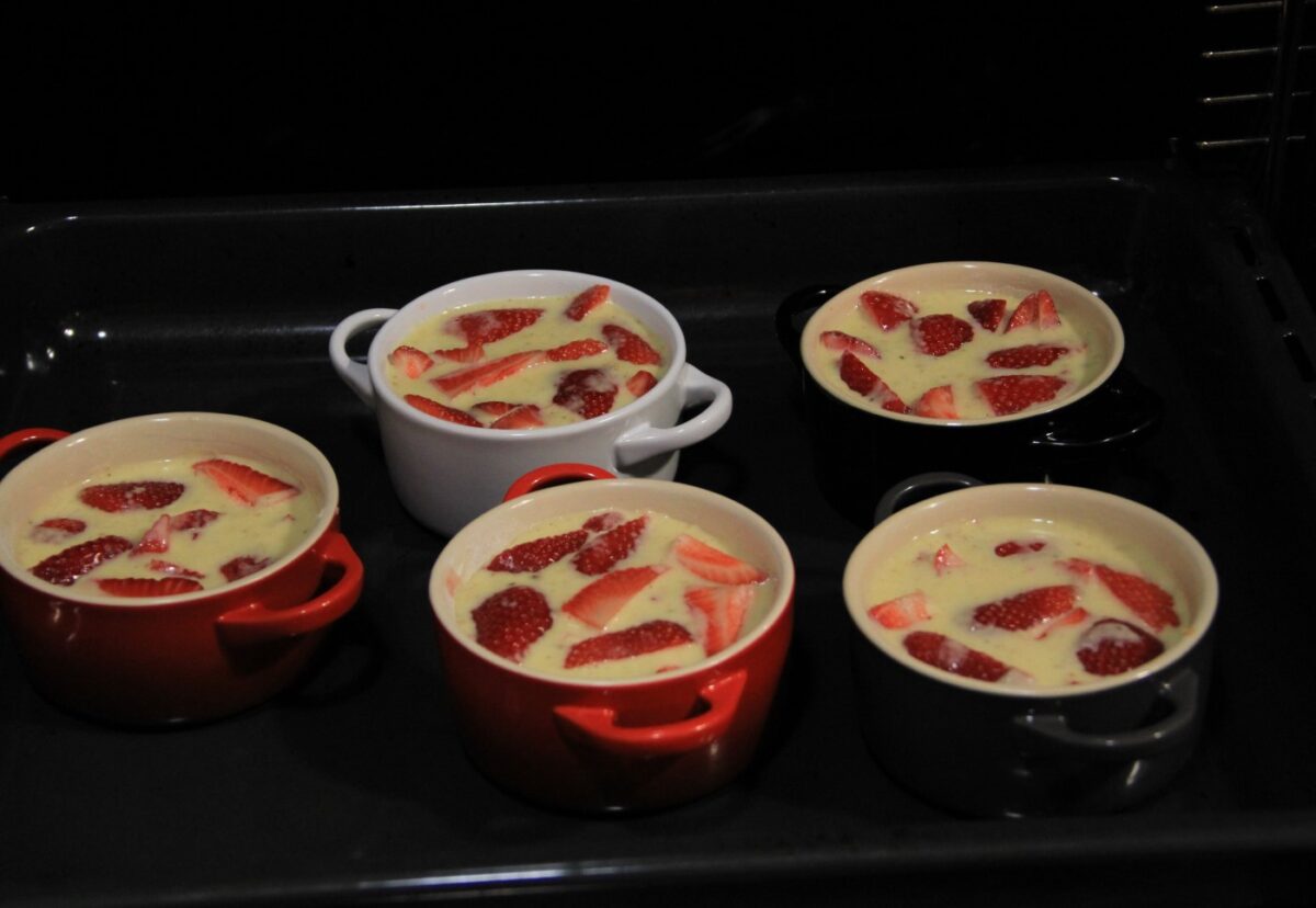 Clafoutis de fresas
