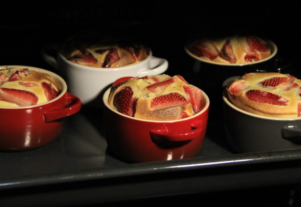 Clafoutis de fresas