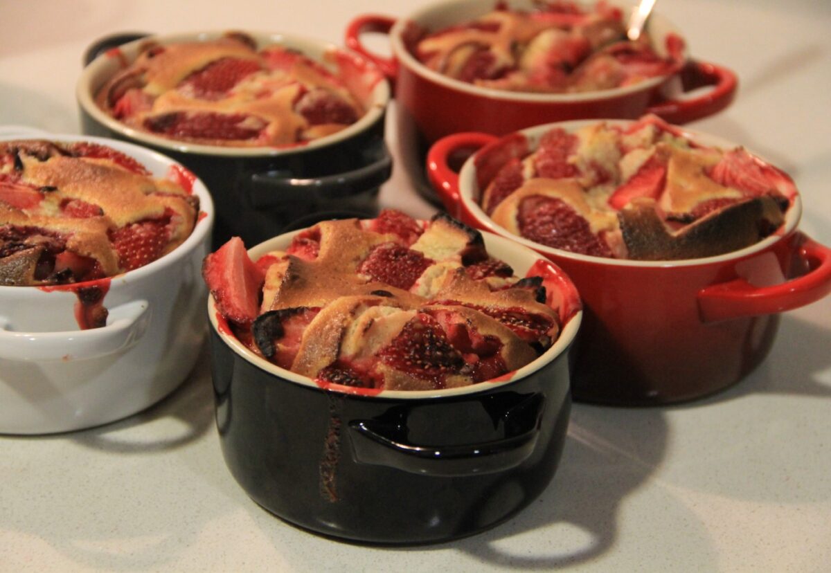 Clafoutis de fresas