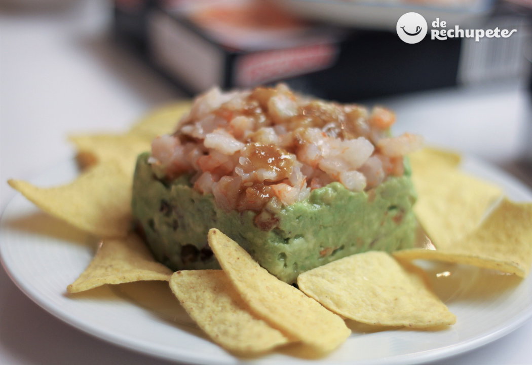 Tartar de Aguacate y langostinos