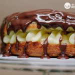 Pastel de crema. Boston Cream Pie