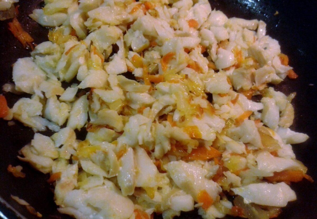 Bacalao o bacalhau espiritual. Receta portuguesa