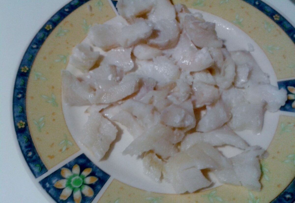 Bacalao o bacalhau espiritual. Receta portuguesa