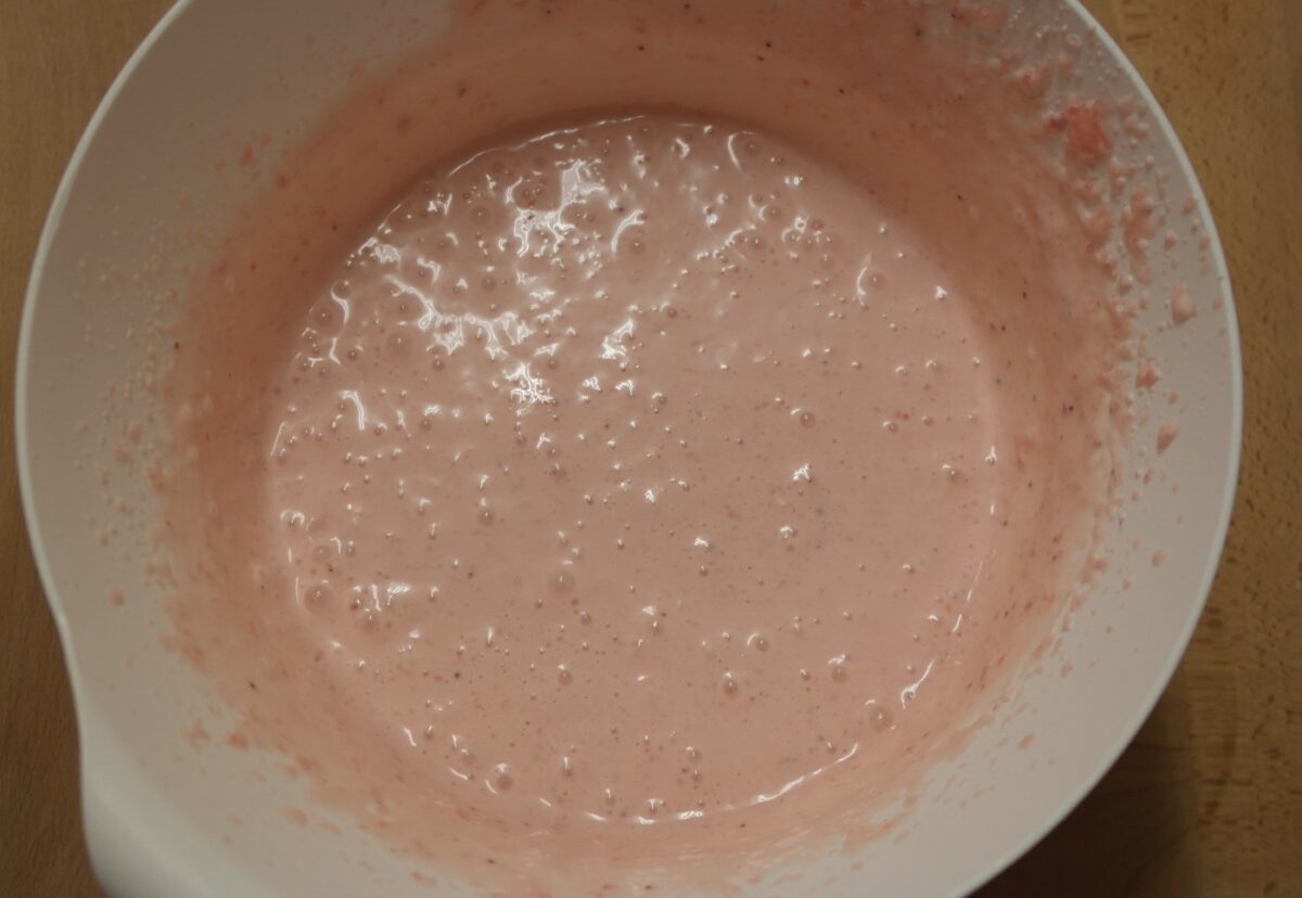 Mousse de fresas con 3 ingredientes