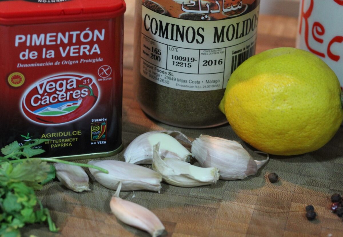 Salsa chermoula o chermula. Receta marroquí