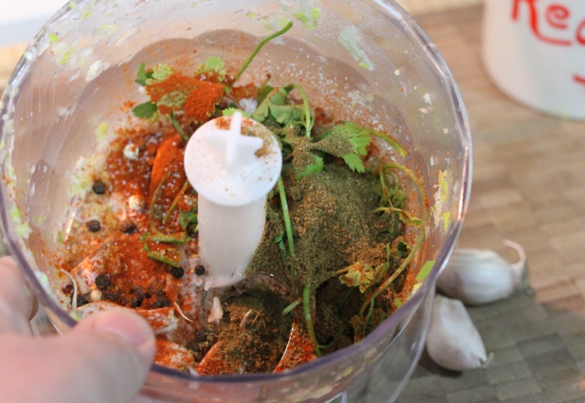 Salsa chermoula o chermula. Receta marroquí