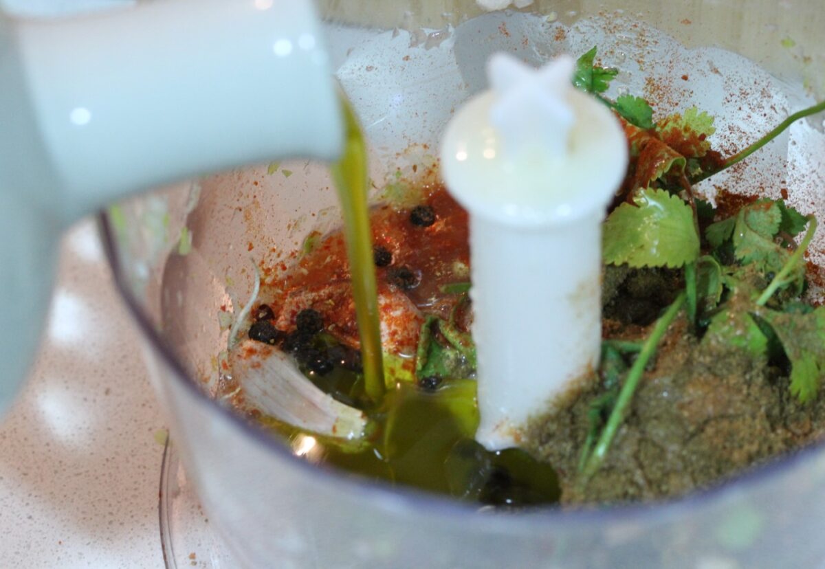 Salsa chermoula o chermula. Receta marroquí