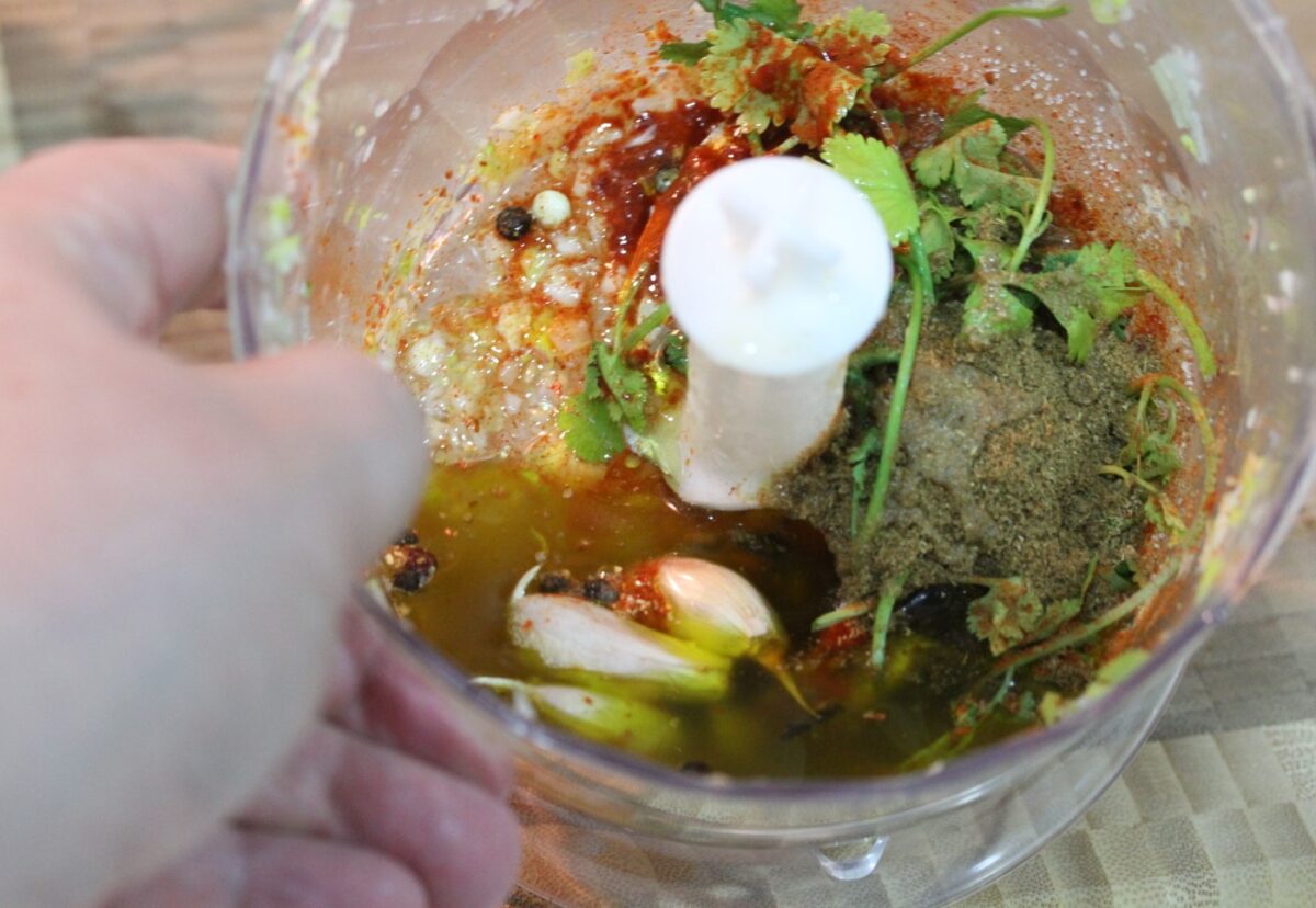 Salsa chermoula o chermula. Receta marroquí