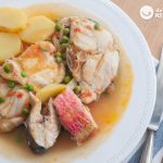 Caldeirada de pescado. Guiso de pescado a la gallega
