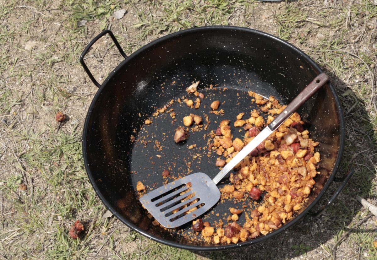Caldereta de cordero. Receta tradicional manchega