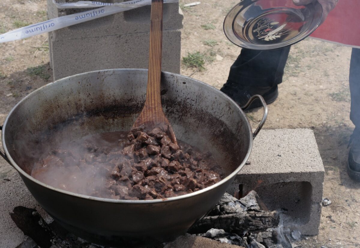Caldereta de cordero. Receta tradicional manchega