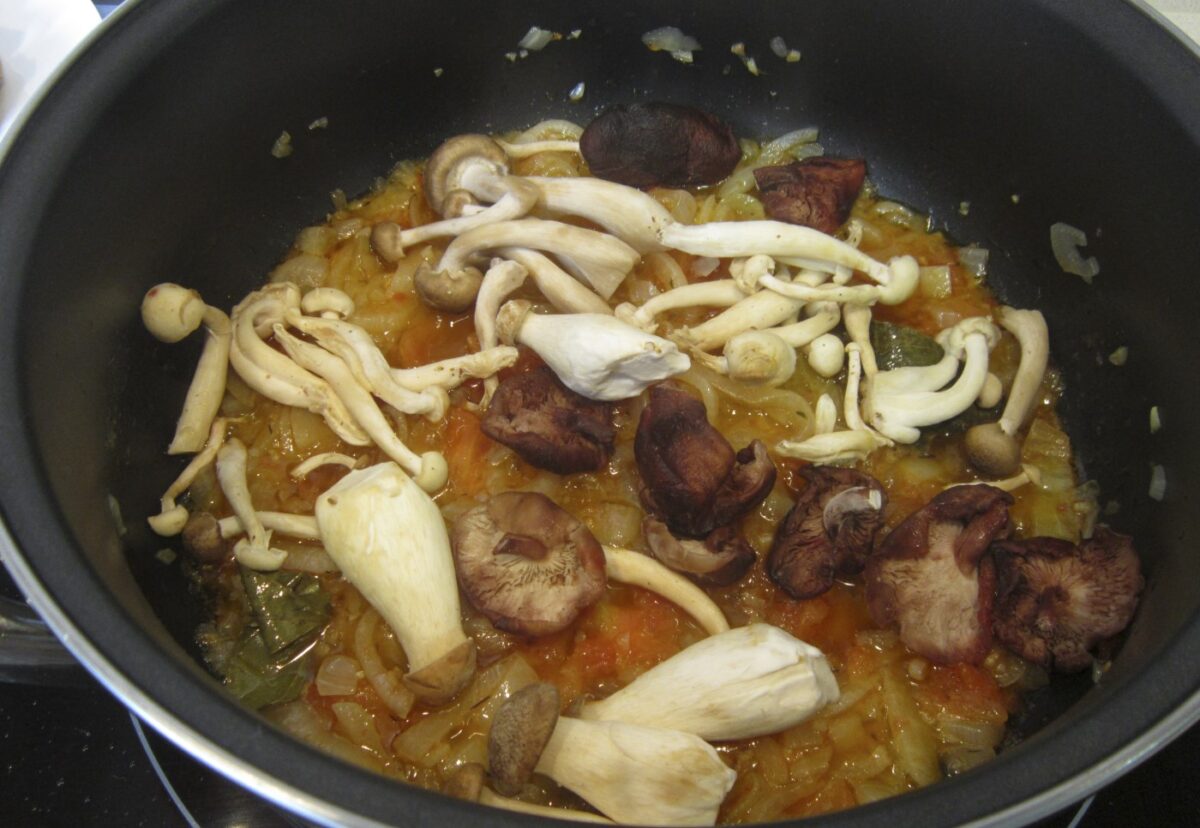 Conejo en salsa. Guiso de conejo