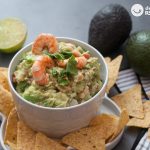 Guacamole con langostinos o camarones