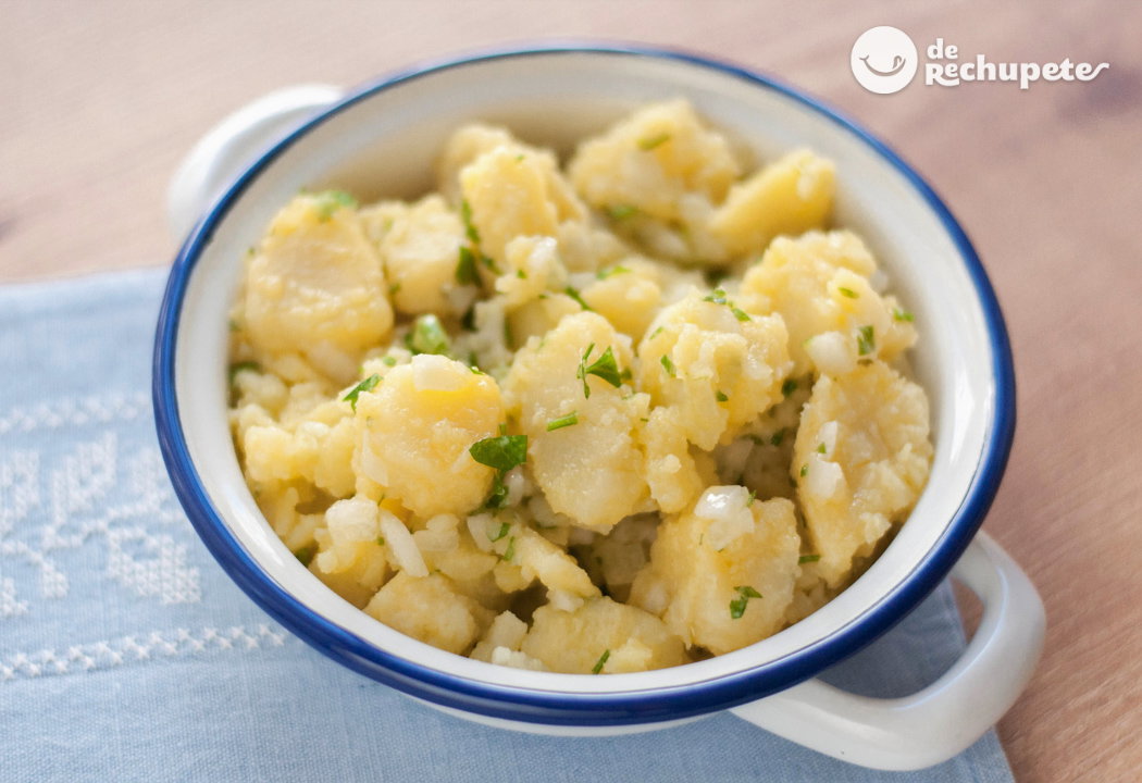 Patatas aliñadas o papas aliñás al estilo de Cádiz
