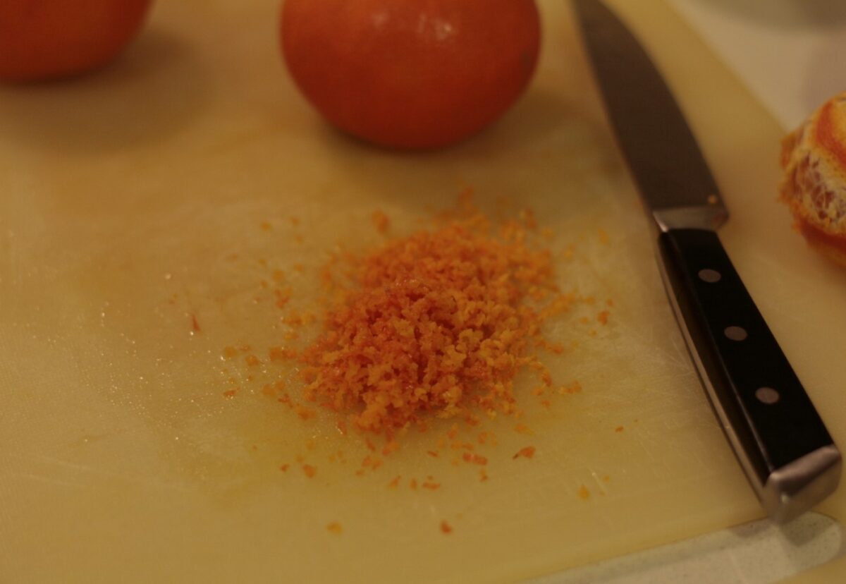 Espirales con langostinos al curry