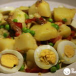 Ensalada campera con setas. Receta fácil y llena de sabor