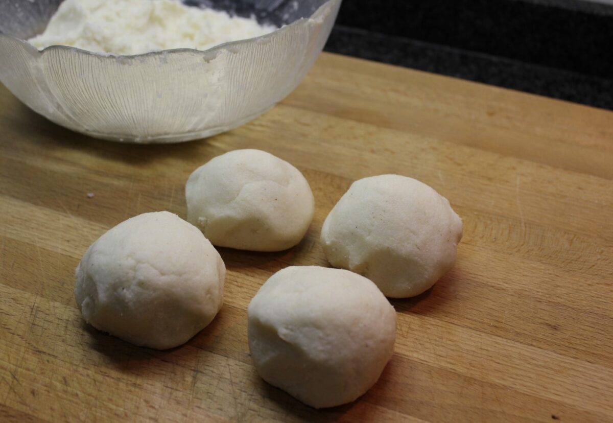 Arepas rellenas con pollo