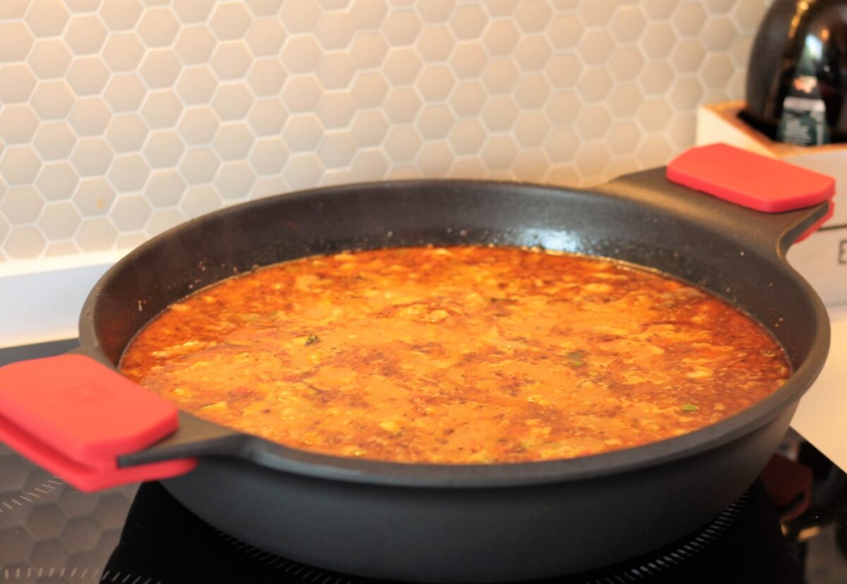 Arroz con verduras y setas