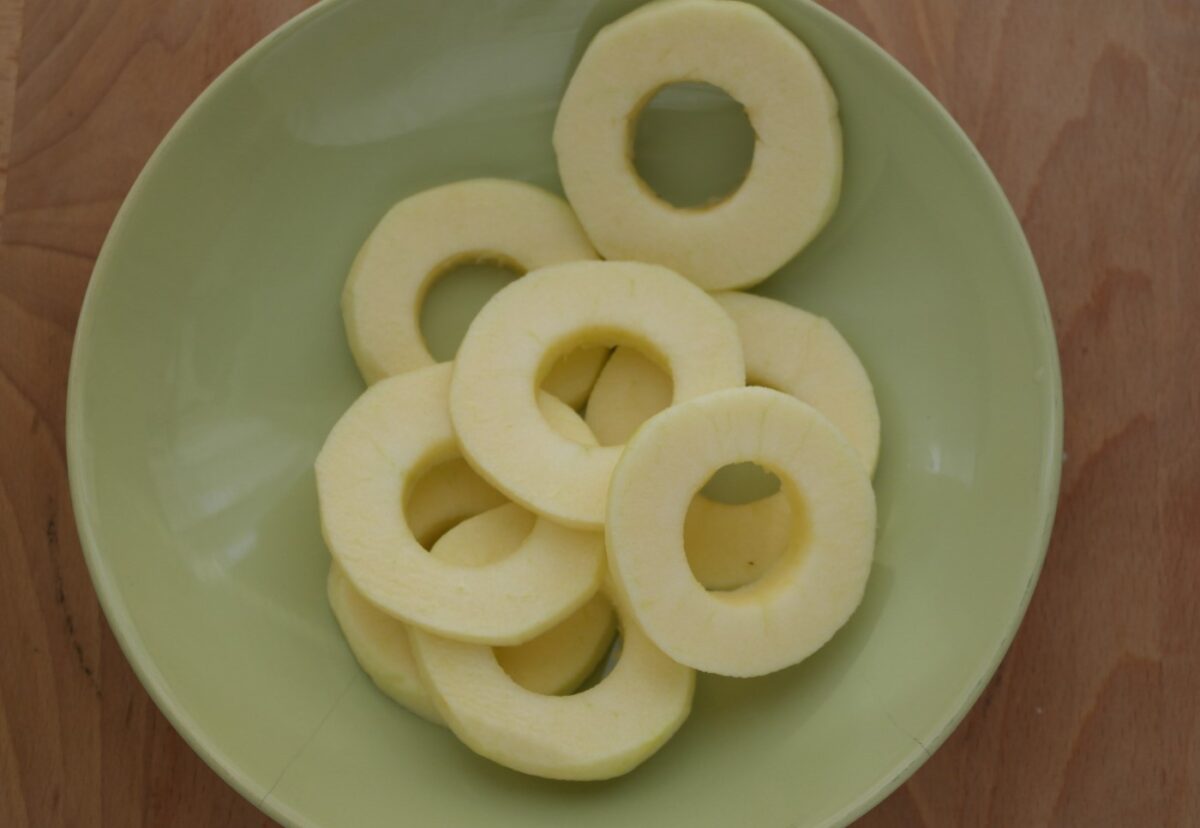 Beignets. Buñuelos de manzana