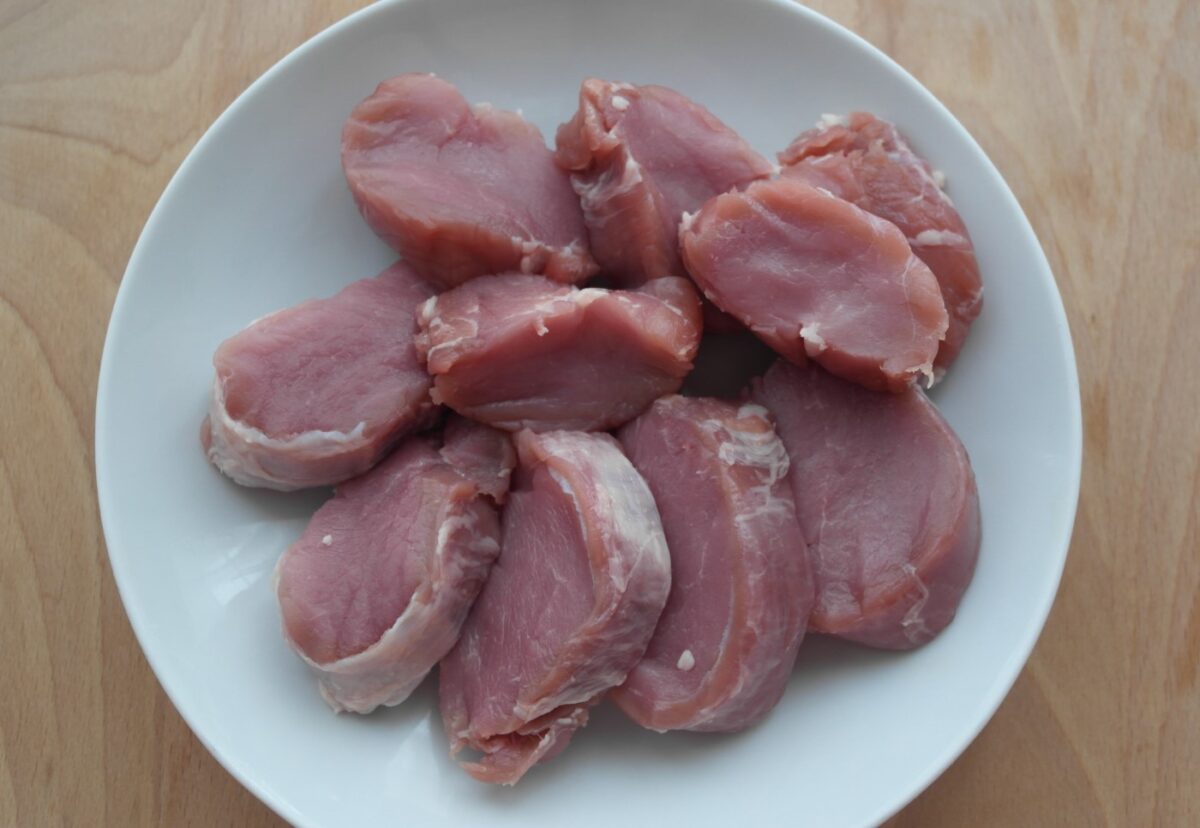 Solomillo de cerdo con salsa de uvas