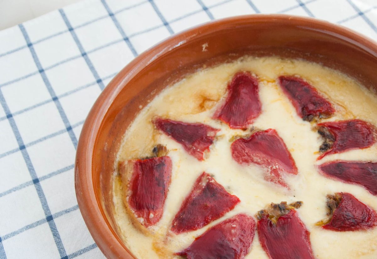 pimientos rellenos de morcilla paso 19