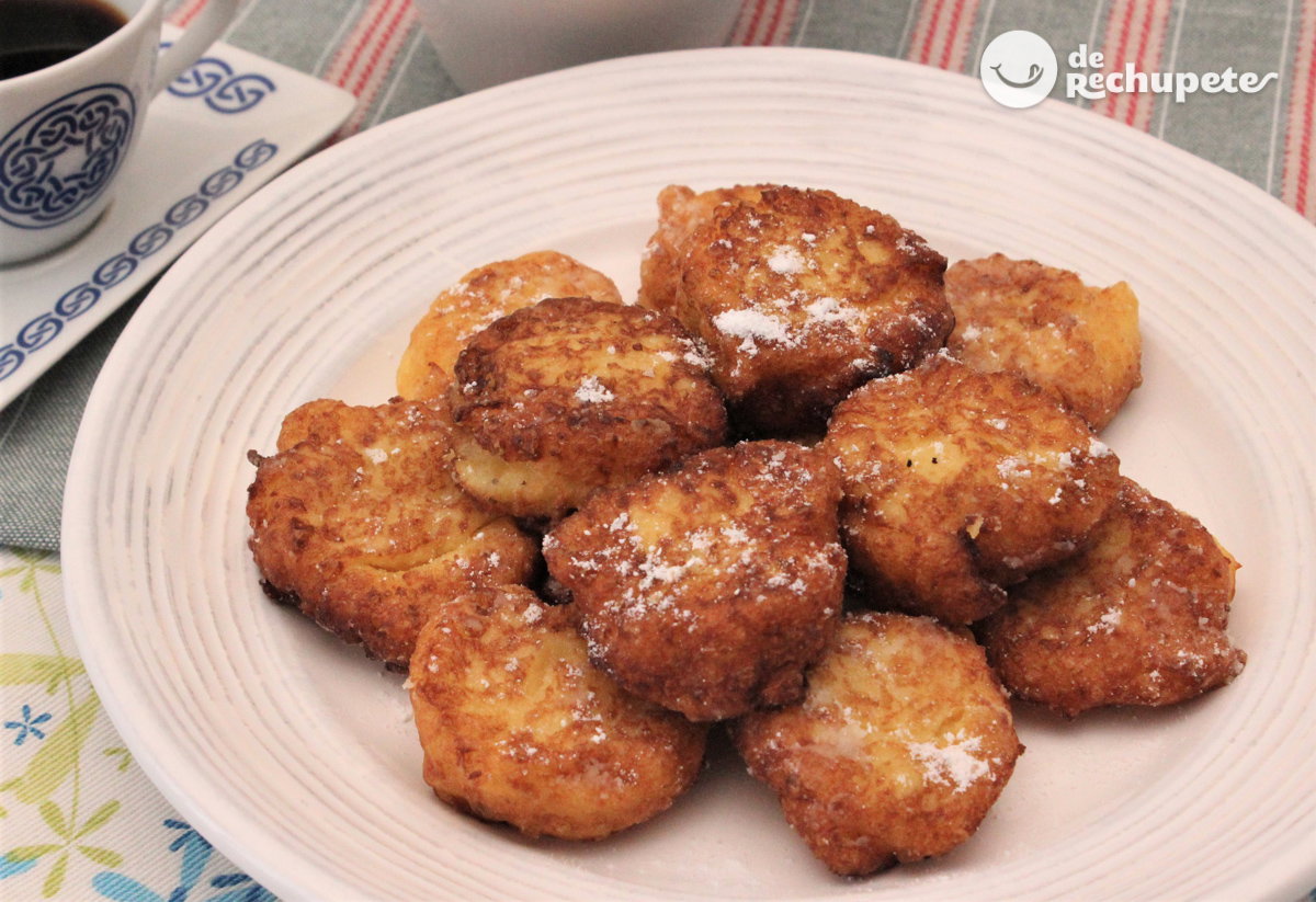 Buñuelos dulces fritos