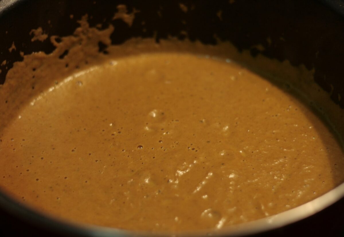 Crema de zanahorias y calabaza