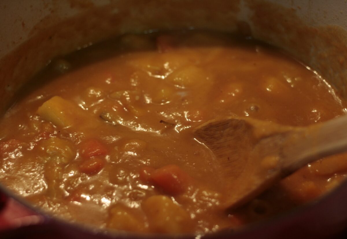 Crema de zanahorias y calabaza