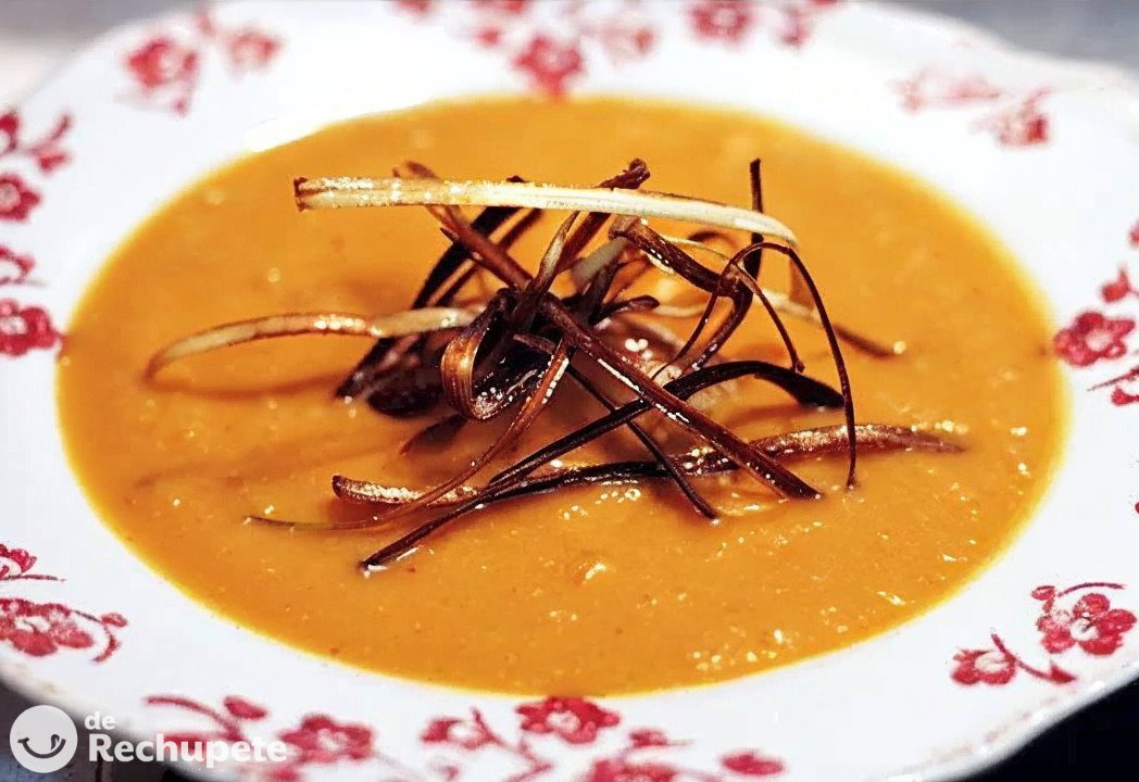 Crema de zanahorias y calabaza