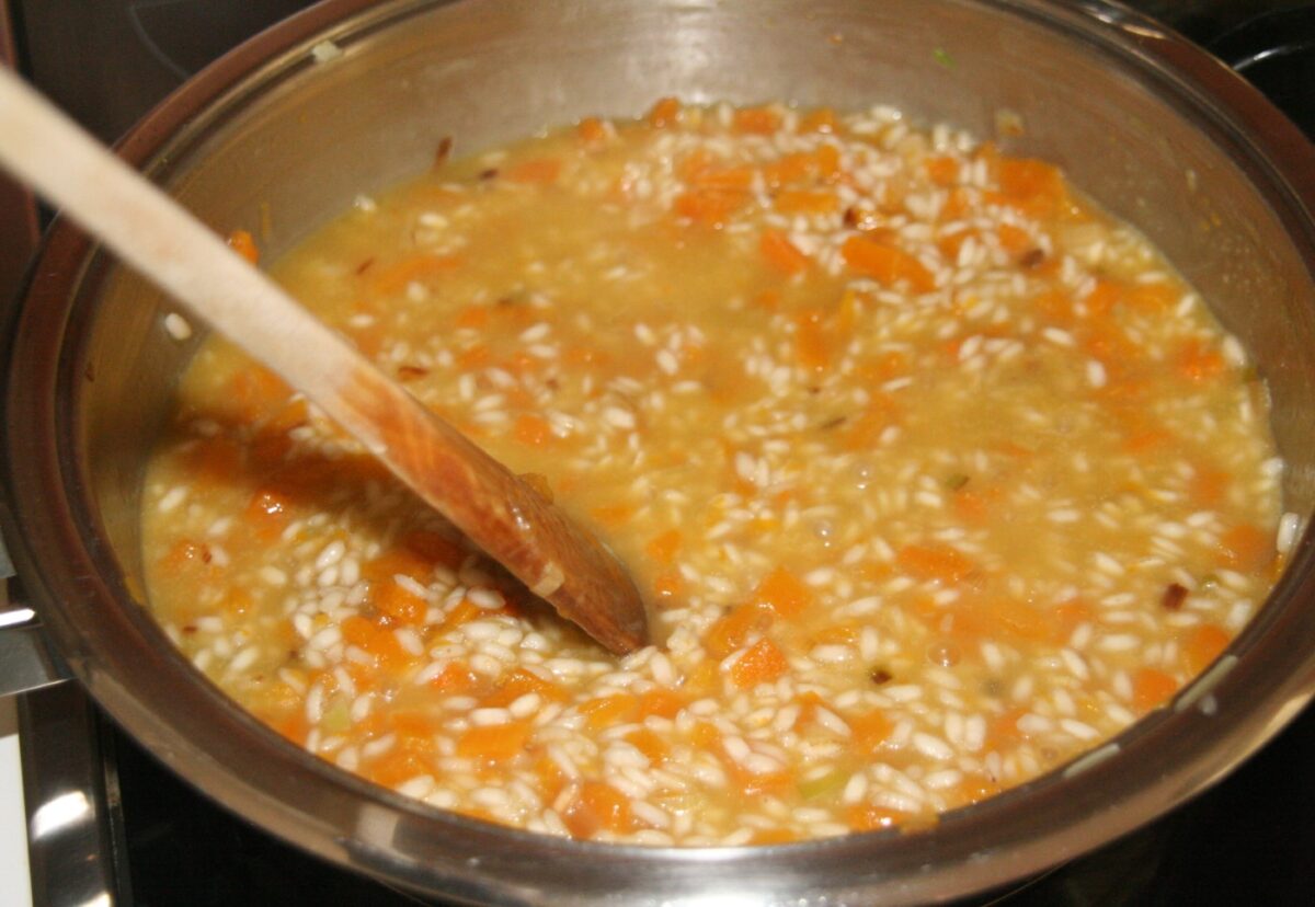 Risotto alla zucca paso 9