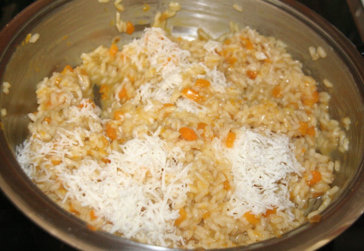 Risotto alla zucca paso 11