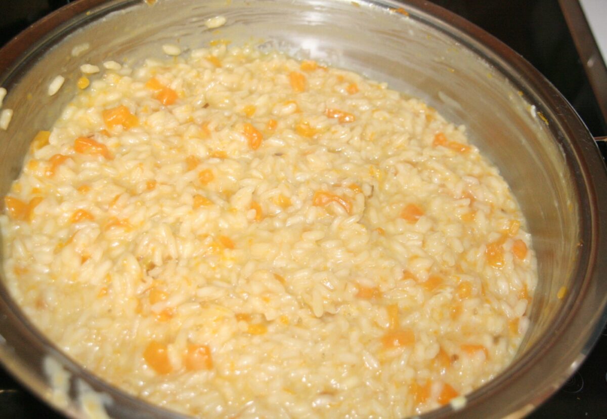Risotto alla zucca paso 12